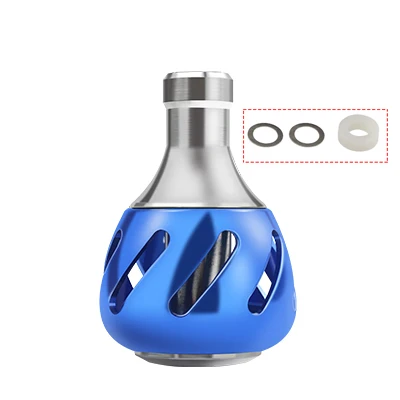 blue EKFan, ручка для рыболовной катушки из алюминиевого сплава, ручки для 800-3000 спиннинга, рыболовные снасти, аксессуары - Цвет: blue