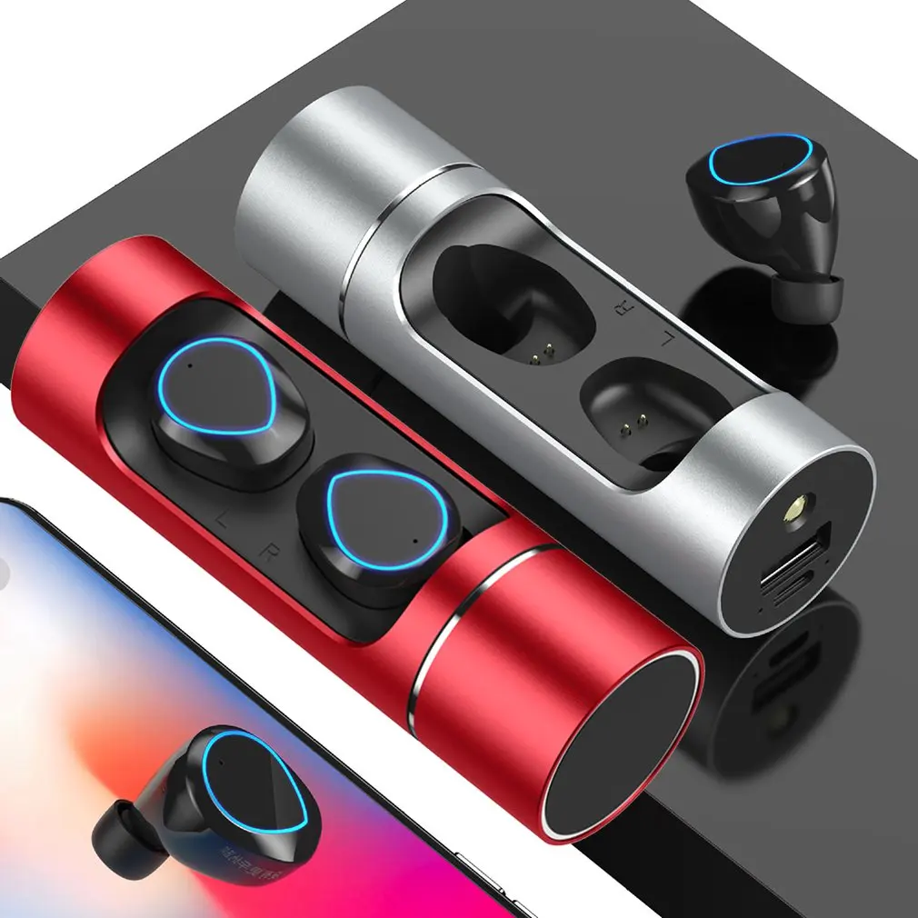 K01 Bluetooth наушники беспроводные Серьги светодиодный цифровой дисплей экран мини стерео Беспроводная гарнитура