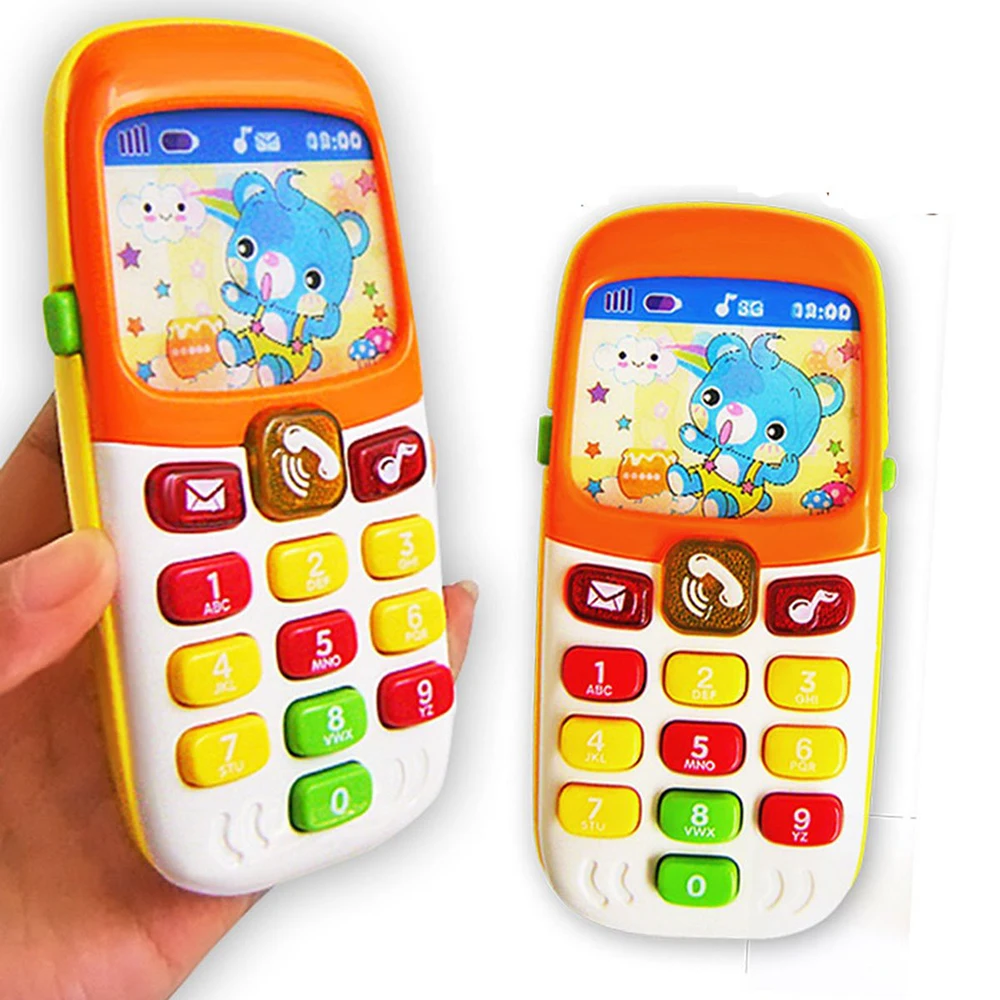 Cartoon Music Phone Baby Toys Educational Learning Toy Phone Gift for Kids Baby