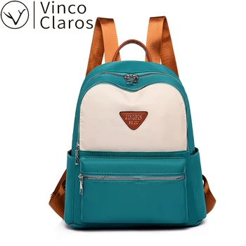 

Panelled Oxford Backpacks for Women Designer Bags Canvas Backpack Travel Fashion Backpacks for School Teenagers Girls Softback