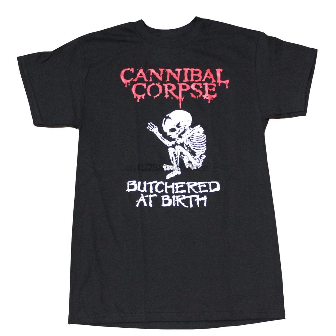 CANNIBAL CORPSE BUTCHERED AT BIRTH Mens Tops Tee T Shirt Black T-Shirt Streetwear Casual | Мужская одежда