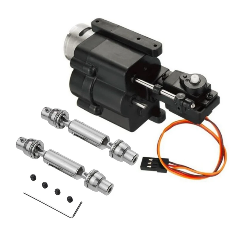 2 Speed Gearbox with Drive Shaft for WPL C14 C24 B14 B36 MN D90 MN-90 MN99S RC Car Upgrade Parts | Игрушки и хобби
