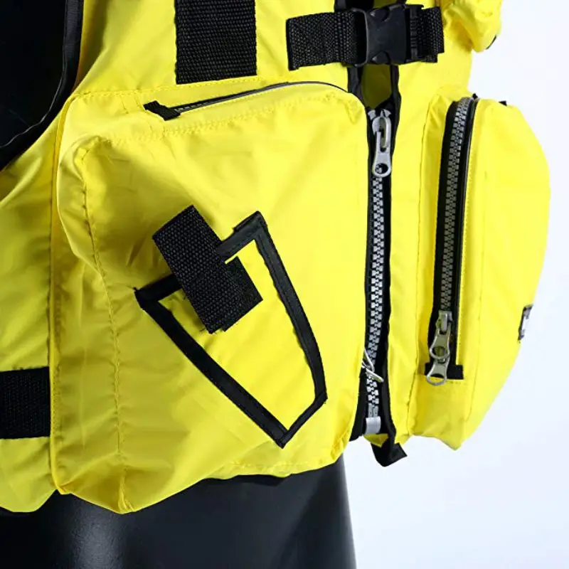 Водонепроницаемый взрослый спасательный жилет с несколькими карманами светоотражающий Регулируемый жилет куртка для рыбалки Каякинг каноэ выживания спортивная одежда