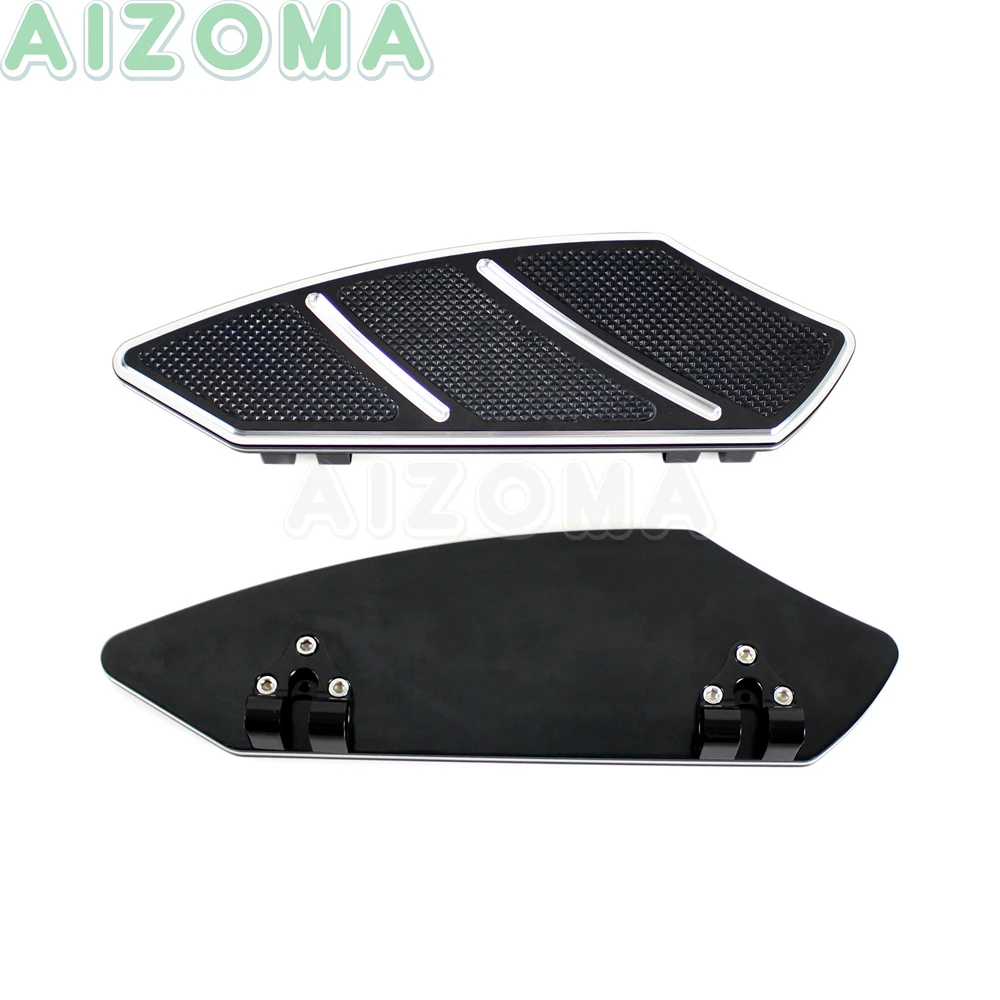 1 пара мотоциклов переднего водителя половицы подножки для Harley Touring FLH/FLT Softail Slim FLS 1984- Fat Boy FLSTF