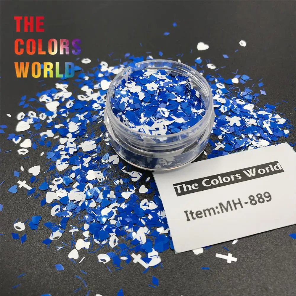 Decoração da Arte do Unha Dia dos Namorados Coração Forma Unha Glitter Maquiagem Tatuagem Tumblers Artesanato Faça Você Mesmo Accessoires Festival Tct-383 Cor 8 Cheap Brilho p unha