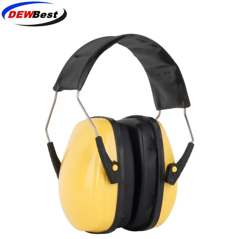 PVC+Sponge Adjustable Earmuffs Hearing Protection Ear Defenders Noise Reduction Safety Yellow/Blue/Pink/Black d9 