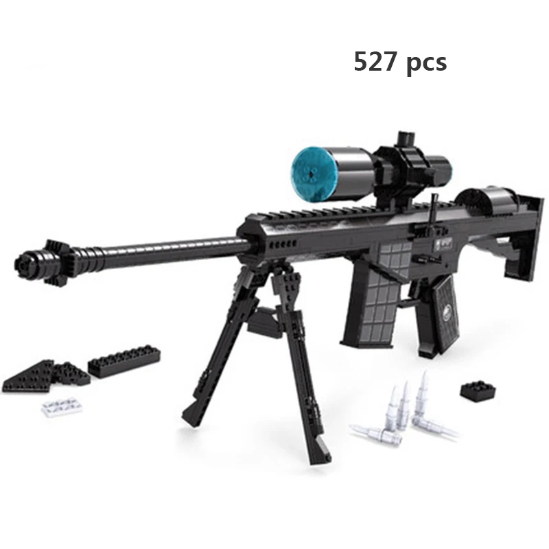 Ausini пистолеты Technic Пистолет Desert Eagle Submachine 98k модель SWAT WW2 полицейское оружие Модель