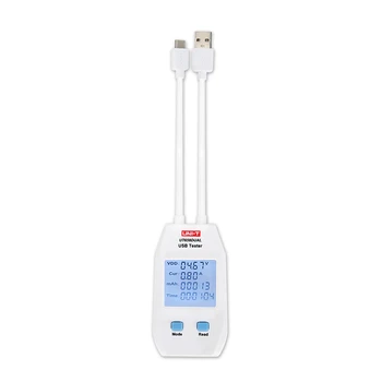 

UNI-T Digital voltmeter Current meter USB tester U Disk 9V Data Storage amperimetro ammeter detector powerbank charger indicator