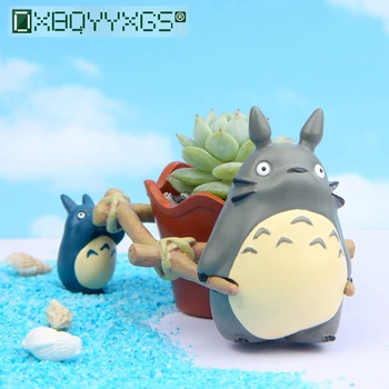 

Modern Cartoon Succulent Planter Pot Resin Office Creative Crafts Cute Totoro Flower Container Home Decorations Vase Macetas