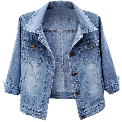 jaqueta manga curta feminina