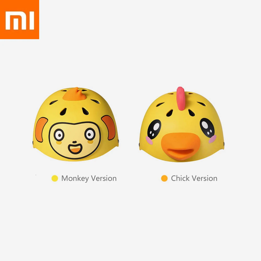  2019 Xiaomi Cute Child Sports Helmet Protective Gear Adjustable Breathable Protection Cartoon Bicyc