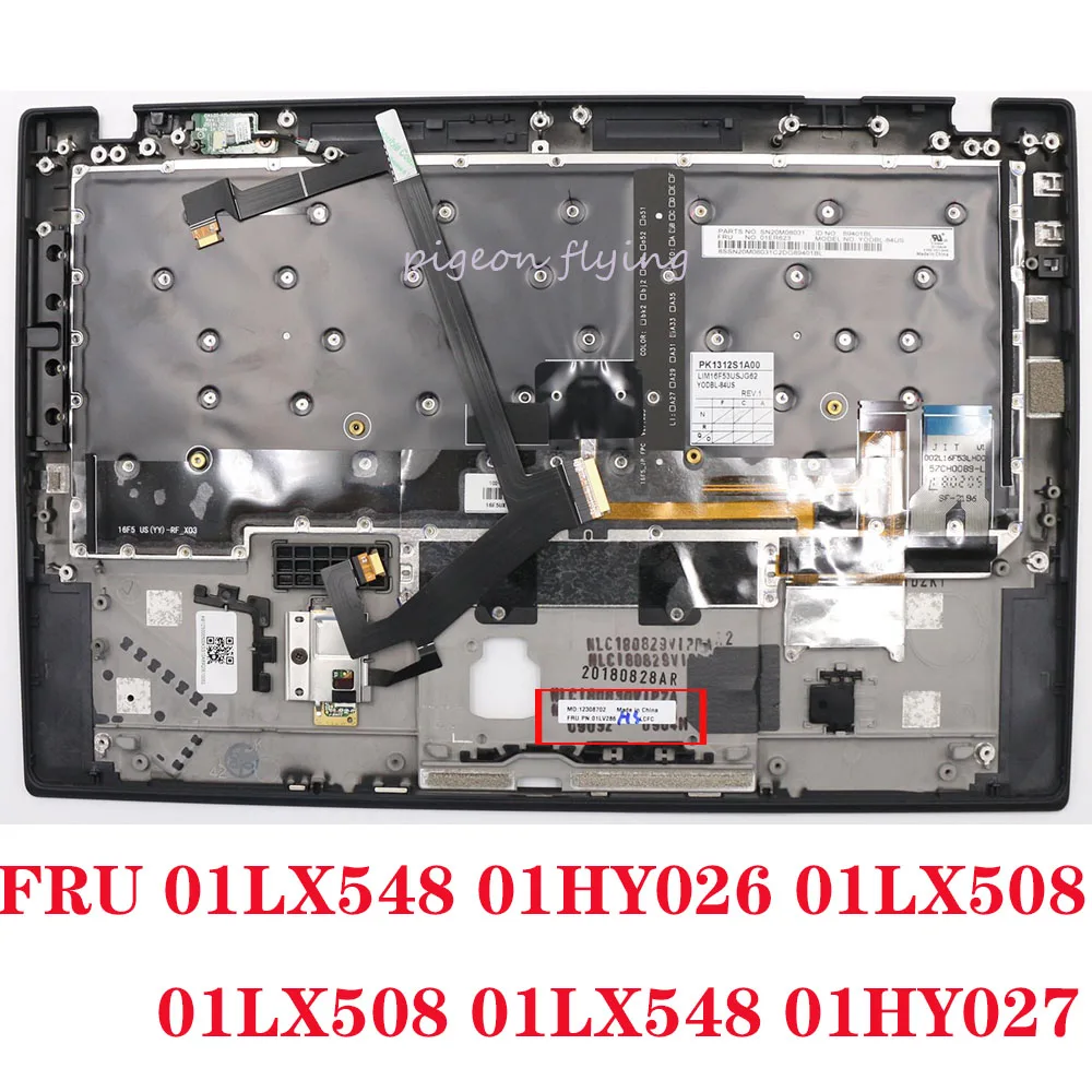 X1 углерода 5th Gen для Thinkpad ноутбук 20K4 20K3 20HR 20HQ C крышкой, клавиатура Безель FRU 01LX548 01HY026 01LX508 SN20M08072