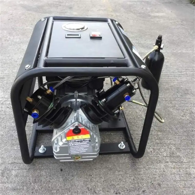 HPDMC PCP Compressor 220V Auto 4500psi 1.5kw Electric Paintball Pneumatic Air Compressor Low Noise