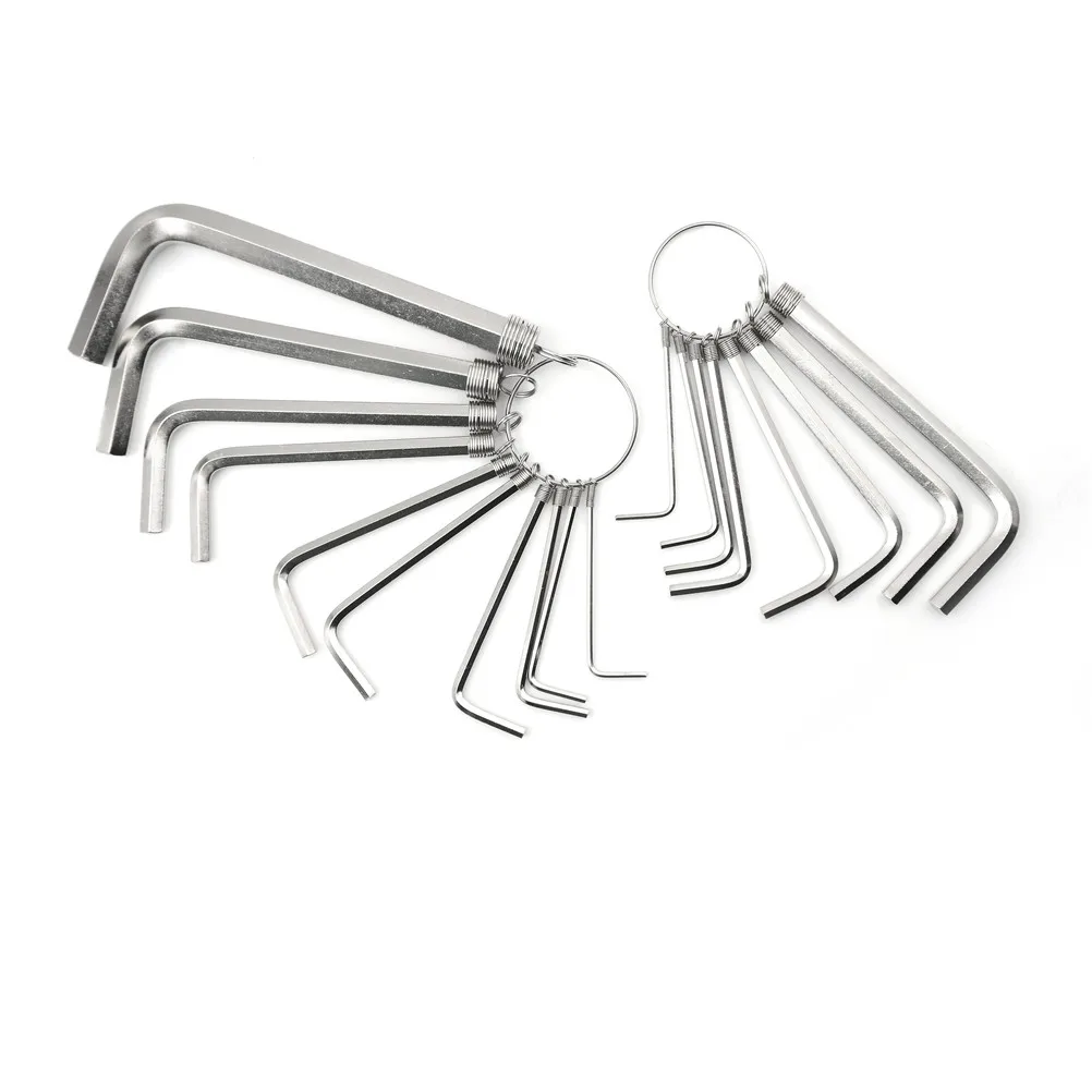 10 In 1 Tool Steel Metric Combination Hex Key Allen Wrench 1.5mm-10mm Mechanic Tool Set