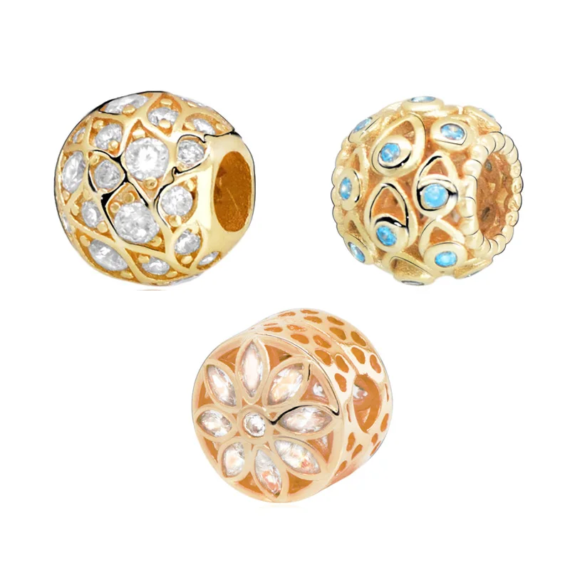 

2019 New 925 Sterling Silver Beads pattern Star Charm fit Original European Bracelets Women DIY Jewelry