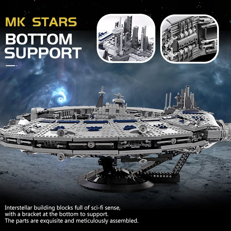 Литейный король MOC разрушитель класс люкрехалка линкор управляющий дроидом