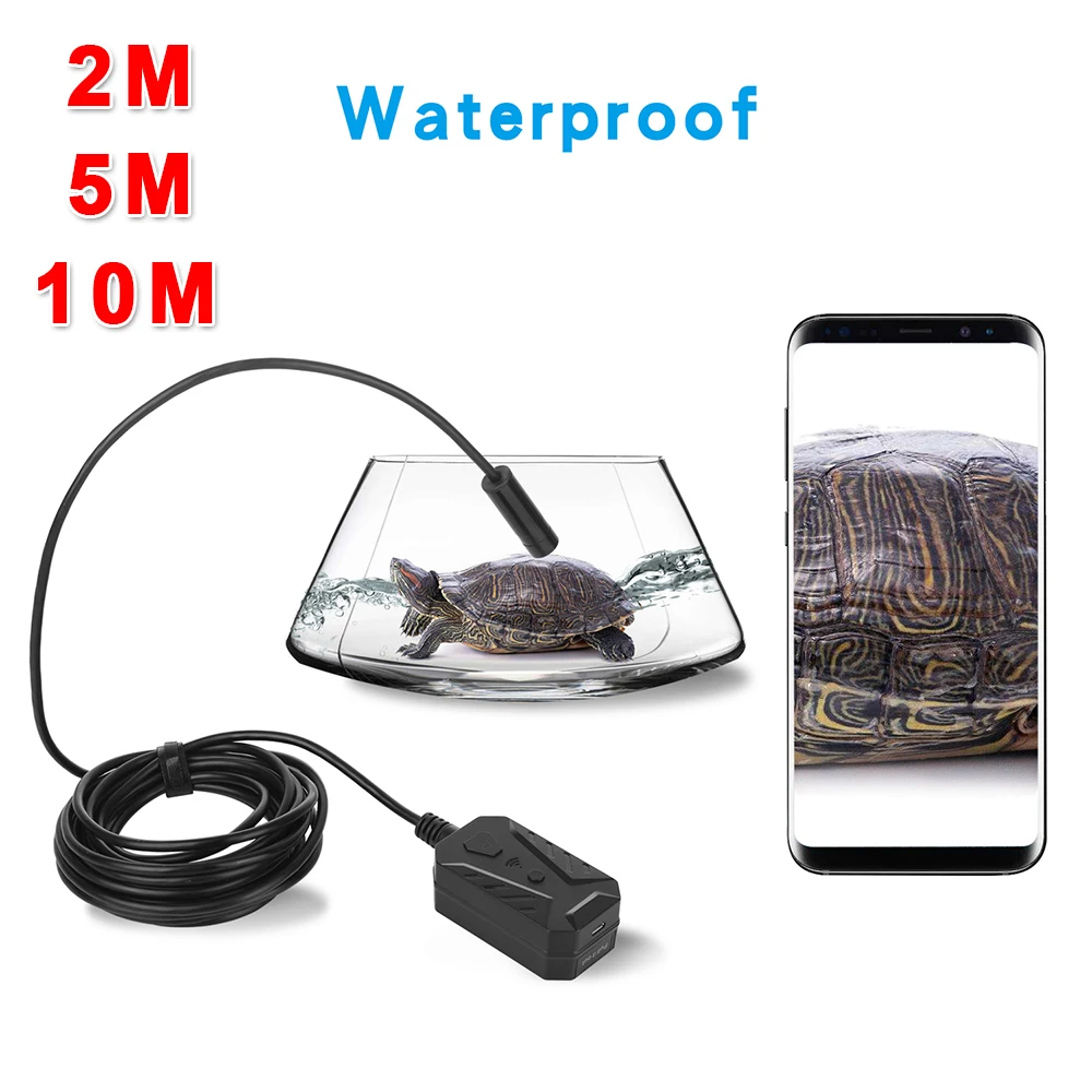 Лидер продаж F230 4-LEDs Регулируемый прямое подключение Wi-Fi HD 500w Камера эндоскопе 2/5/10M Фирменная Новинка и высокое качество