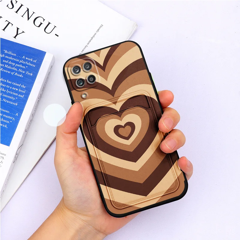 For Samsung Galaxy A12 Case Wallet Card Slot Holder Phone Cover Silicone Soft TPU Back Cases For Samsung A 12 6.5'' Flower Couqe silicone cover with s pen Cases For Samsung
