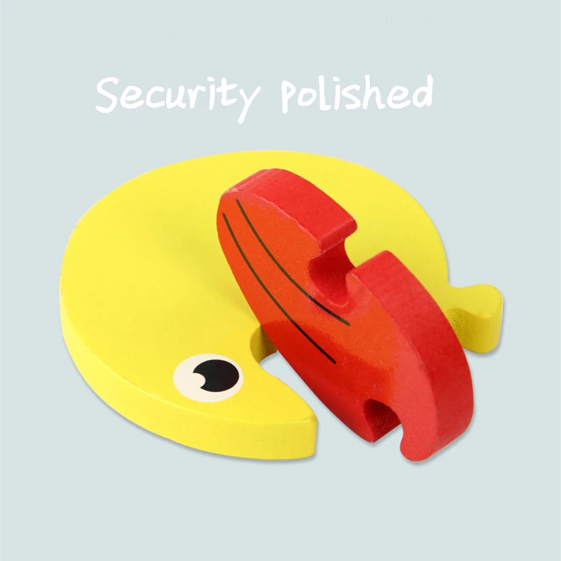 3D деревянные головоломки игрушки для детей дерево 3d Мультяшные животные пазлы