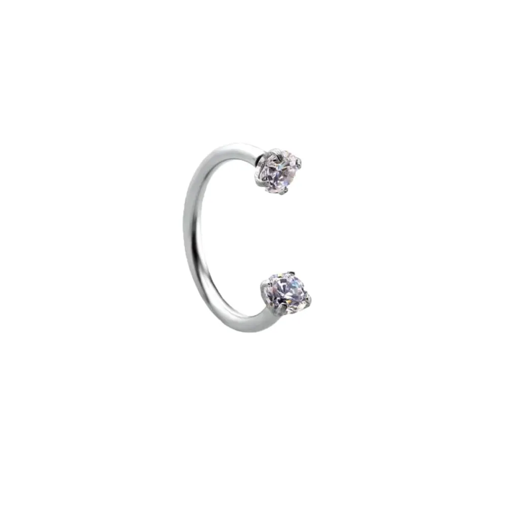 MLING новейшие серебряные хрустальные ювелирные изделия для пирсинга тела модные циркониевые серьги-гвоздики для женщин - Окраска металла: SP0723A