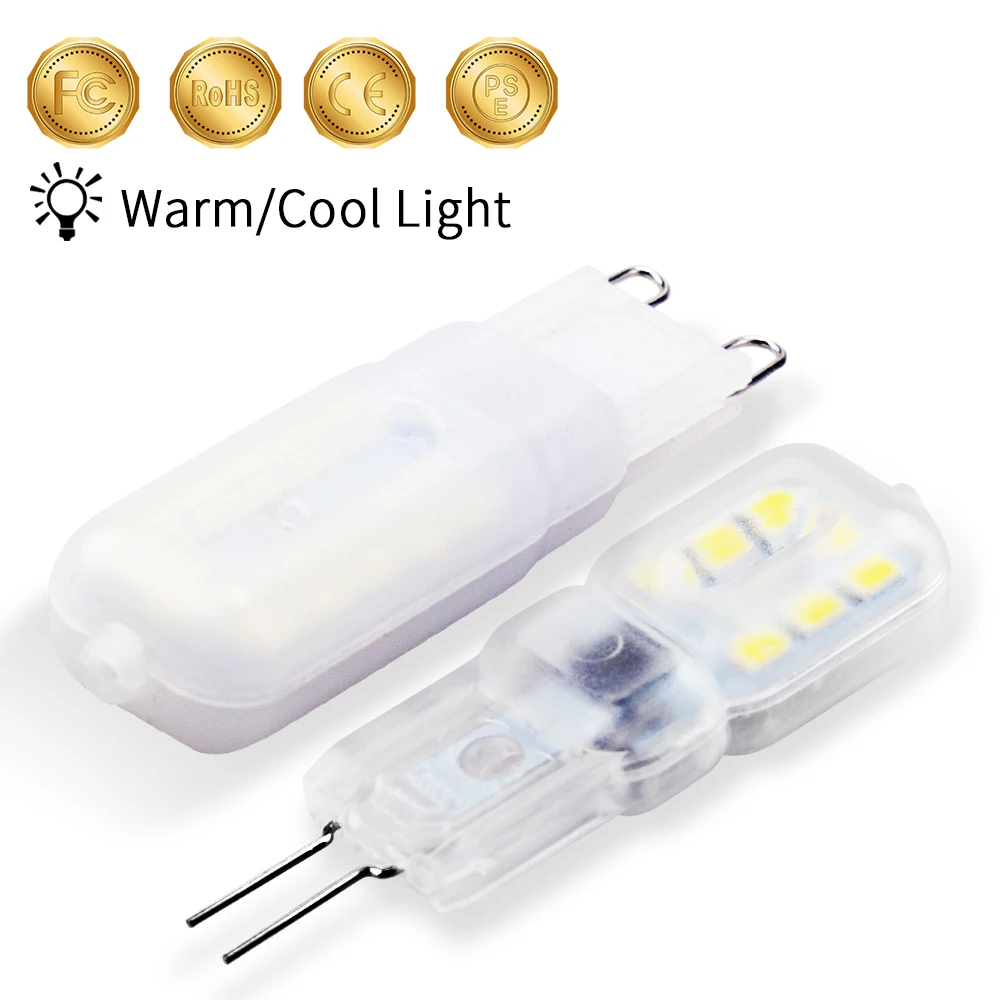 

WENNI Mini G4 LED Lamp 3W Corn Light Dimmable G9 LED Bulb 5W Lampada 220V LED Light Bulb 2835SMD Chandelier Candle Lamp For Home