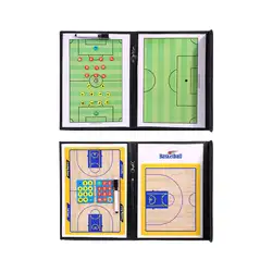 Foldable Basketball Football Soccer Magnetic Tactic Board Strategy Board with Marker Pen Dry Erase Accessories Tactic Tool
