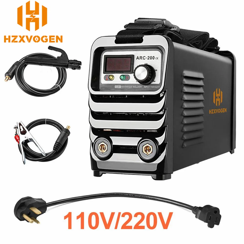 

HZXVOGEN Arc Welder 110V 220V Arc200 Arc MMA Welding Machine Welding Tool Home Factory Use Portable New Arrival Mini Welder