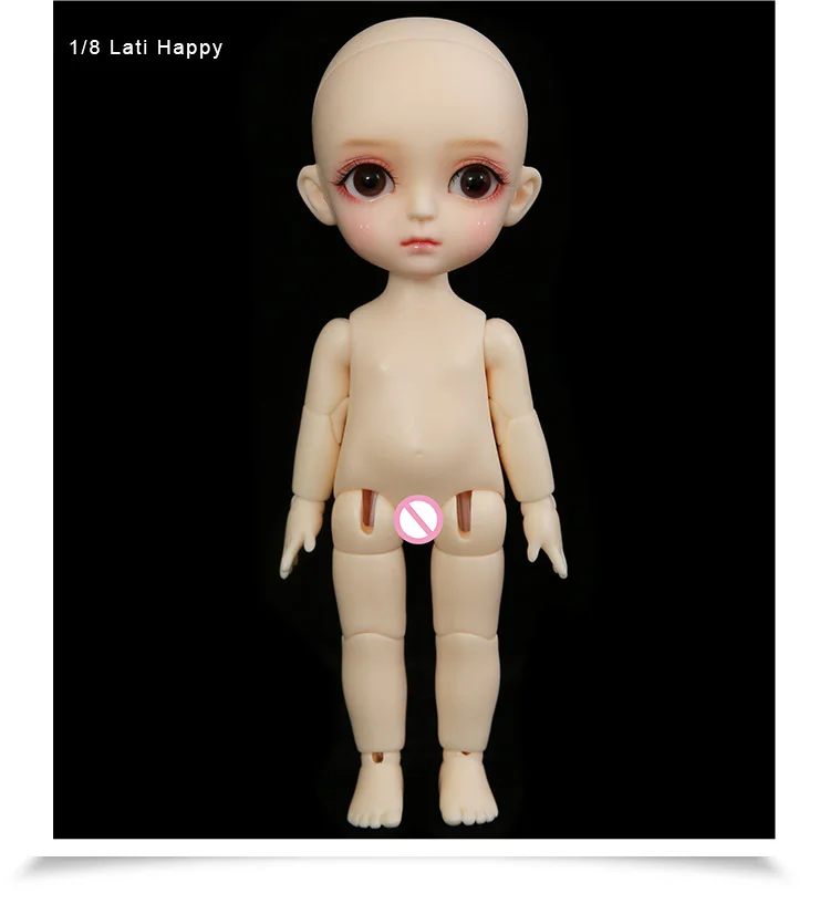 1/8 16cm Lati Happy BJD SD Resin Body Fullset Model Baby Boys