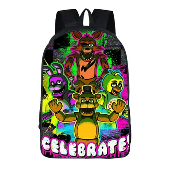 

Five Nights at Freddy Backpack Women Men FNAF School Bags Teenager Kids Bagpack Five Nights at Freddys Bag Children Book Bags