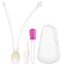 3 шт. для младенцев, безопасная Чистка носа, детский вакуумный отсасывающий носовой аспиратор, набор для младенцев, грипп, аксессуары для защиты, уход за ребенком N1HB