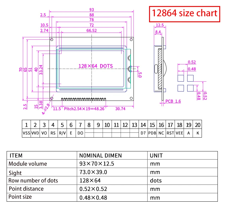 Экран 3D-принтера lcd 1602A 2004 12864 Ramps1.4 IIC/I2C последовательный интерфейс адаптер модуль экран HD44780 символ для arduino