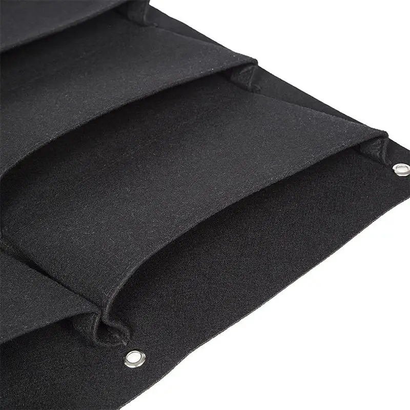 Wall Hanging Planting Bag Vertical 12-Pocket Planter Felt Growing Bag for Garden Outdoor
