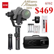 Zhiyun Crane 2 карданный 3-осевой стабилизатор для всех моделей беззеркальная камера DSLR Canon 5D2/3/4 с сервоприводом для непрерывного изменения фокусировки камеры