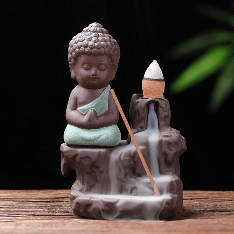 

Backflow Incense Burner Censer Waterfall Stand For Incense Sticks Holder Censers Mountain River Handicraft Incense Holder ZZY030