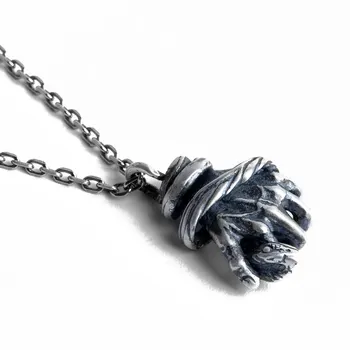 

Zavorohin Hiphop Fashion 100% 925 Sterling Silver Snake And Skull Hand Chain Necklace Holiday Gift Pendant Allergy Free