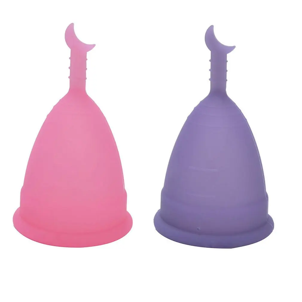 Товар для женской интимной гигиены силиконовый для использования в медицине менструальная чашка мягкий период безопасности менструации для женщин забота о здоровье розовый/фиолетовый