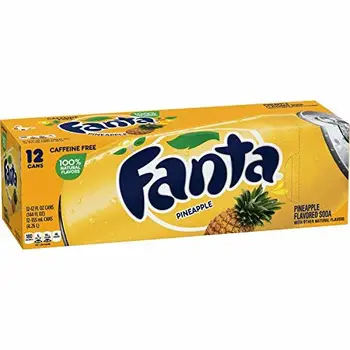 

Fanta Refresco con Gas, Sabor Piña - Paquete de 12 x 355 ml - Total: 4260 ml