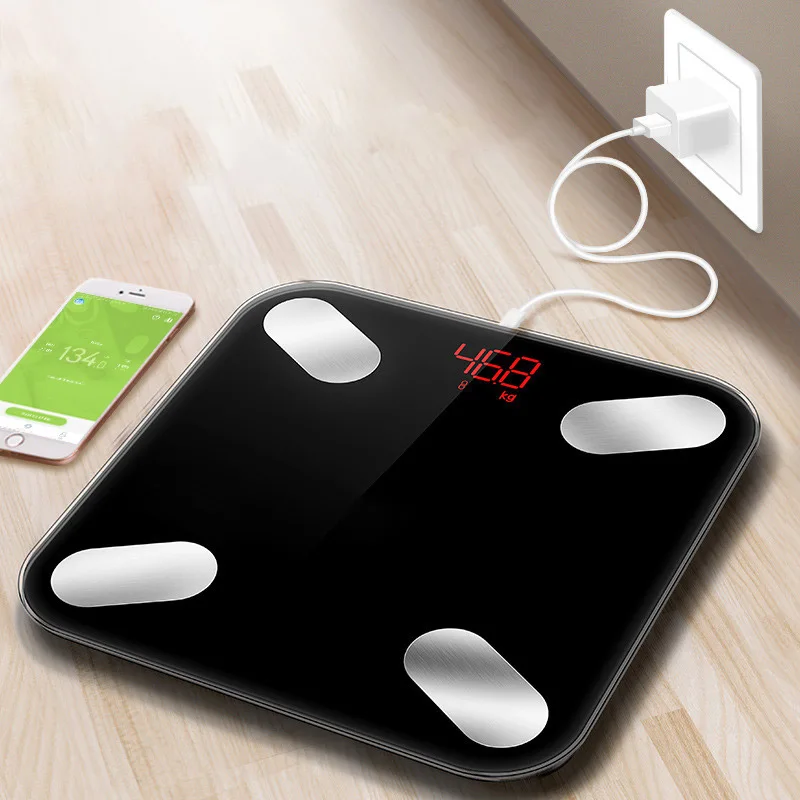 

Minleaf ML-WS2 Smart Scale Body Fat Monitors Digital Weight Scale Fat Scale APP Body Composition Analyzer Monitor LED Display