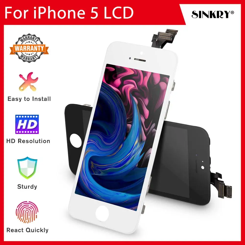 

1 Piece Grade AAA Replacement LCD Screen For iPhone 5 Display