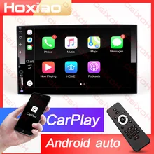 2 din Автомобильный Радио плеер с сенсорным экраном Зеркало Ссылка Android Авто Carplay MP5 SD/FM/USB/AUX/Bluetooth " HD 2DIN Аудио Автомобиля