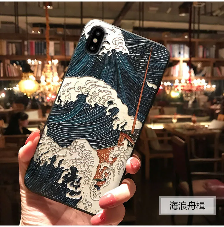 Чехол Emboss China Big dragon Heaven earth для Iphone XS MAX XS X XR, чехол для 6 6S 7 8 Plus