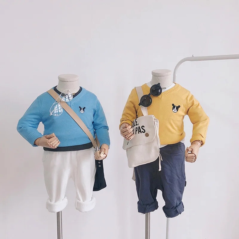 

CHILDREN'S Sweater Autumn Clothing Korean-style CHILDREN'S Sweater BOY'S Girls' Pullover Sweater Infant Sweater