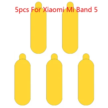 

5pcs Protective Film for Mi Band 5 Smart Wristband Full Screen Protector Hydrogel Film for Xiaomi Bracelet Smart Accessories