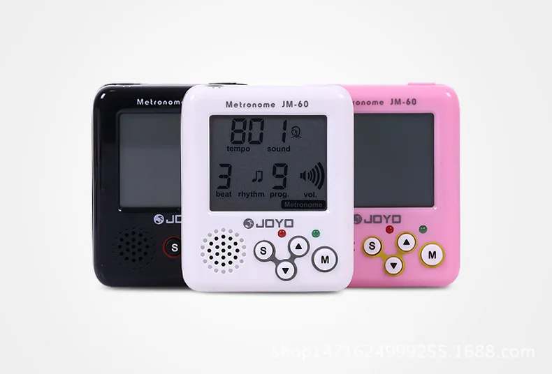 Acessório de Peças para Violão e Piano em Tamanho Lcd com Prendedor Joyo-mini Metrônomo Digital Pequeno Real Alto Som Voz - Image 5