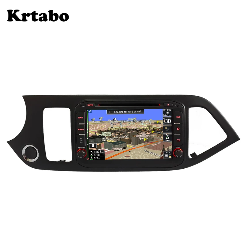 Krtabo для KIA Morning/Picanto Автомобильный Радио Android мультимедийный плеер магнитофон автомобильный DVD gps навигация стерео