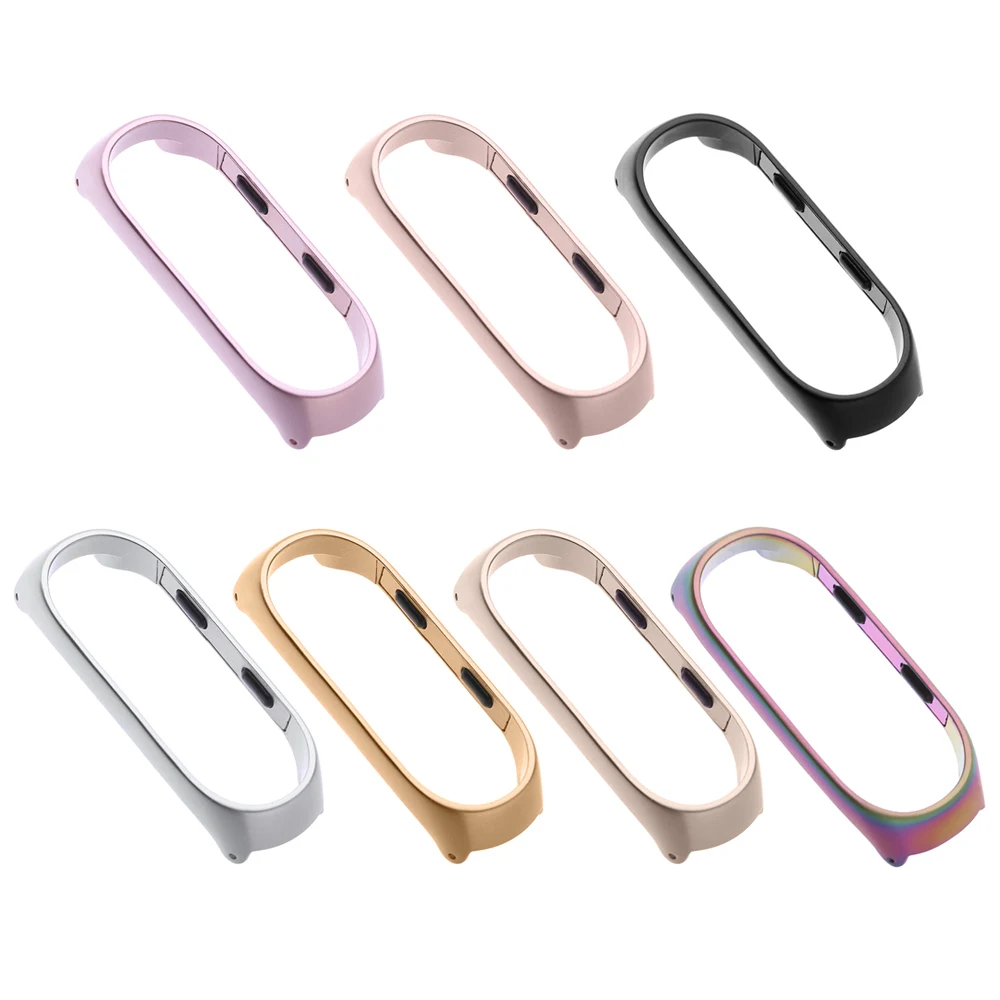 Металлическая защитная рамка аксессуары для часов чехол Xiaomi Mi Band 3 4 корпус из