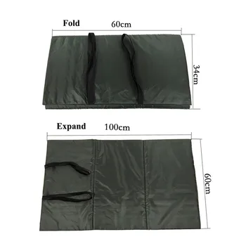 

Lightweight Foldable Unhooking Mat Waterproof Landing Mat For Fish Protection Carp Fishing Tackle Fish Fold Over Straps Pad M