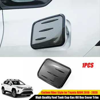 

Carbon Fiber Looks Fuel Tank Cap Gas Oil Box Cover Trims For Toyota RAV4 2019+ New And High Quality