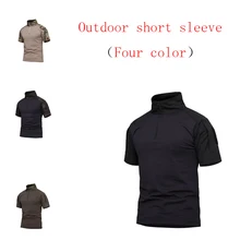 Уличная одежда лягушка с коротким рукавом охотничий костюм лягушка CS Боевая тактическая камуфляжная одежда лягушка Боевая форма