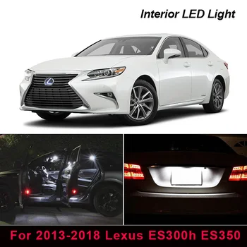 

12Pcs White Interior LED Lights Package Kit for 2013-2018 Lexus ES300h ES350 Map Trunk Dome License Plate Light